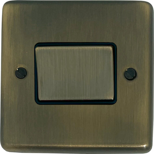 Contour Antique Brass Fan Isolator (Brass Switch)