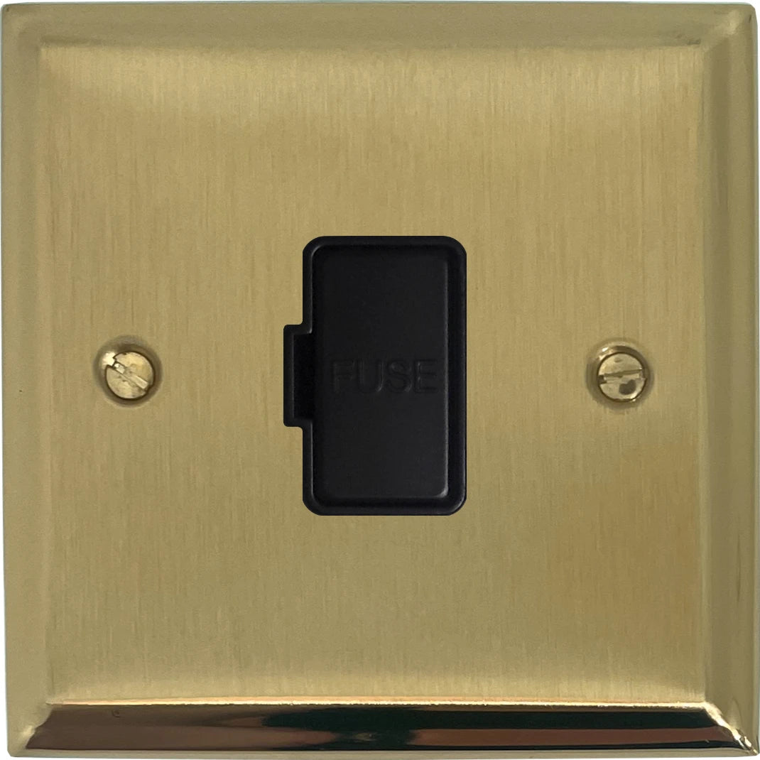 Deco Satin Brass Unswitched Spur