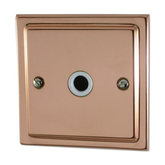Victorian Polished Copper Flex Outlet