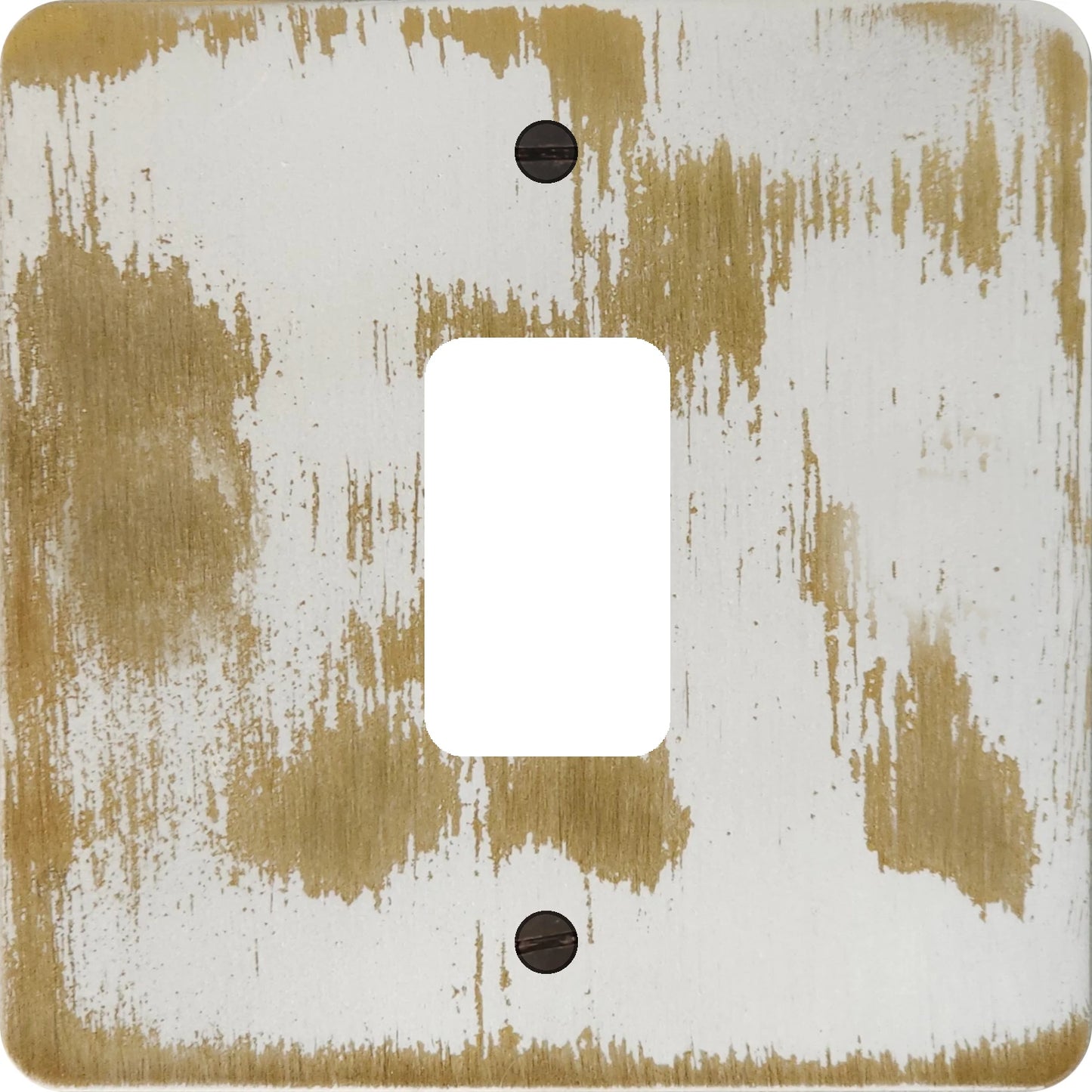 Flat Dover Bronze 1 Gang Grid Plate