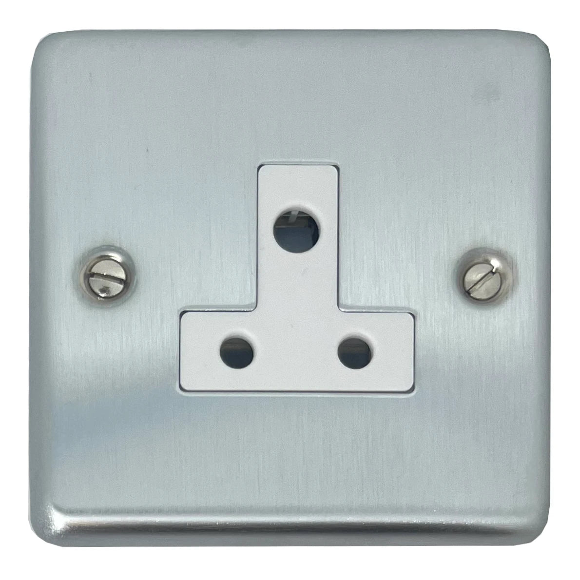 Contour Satin Chrome 5 Amp Socket