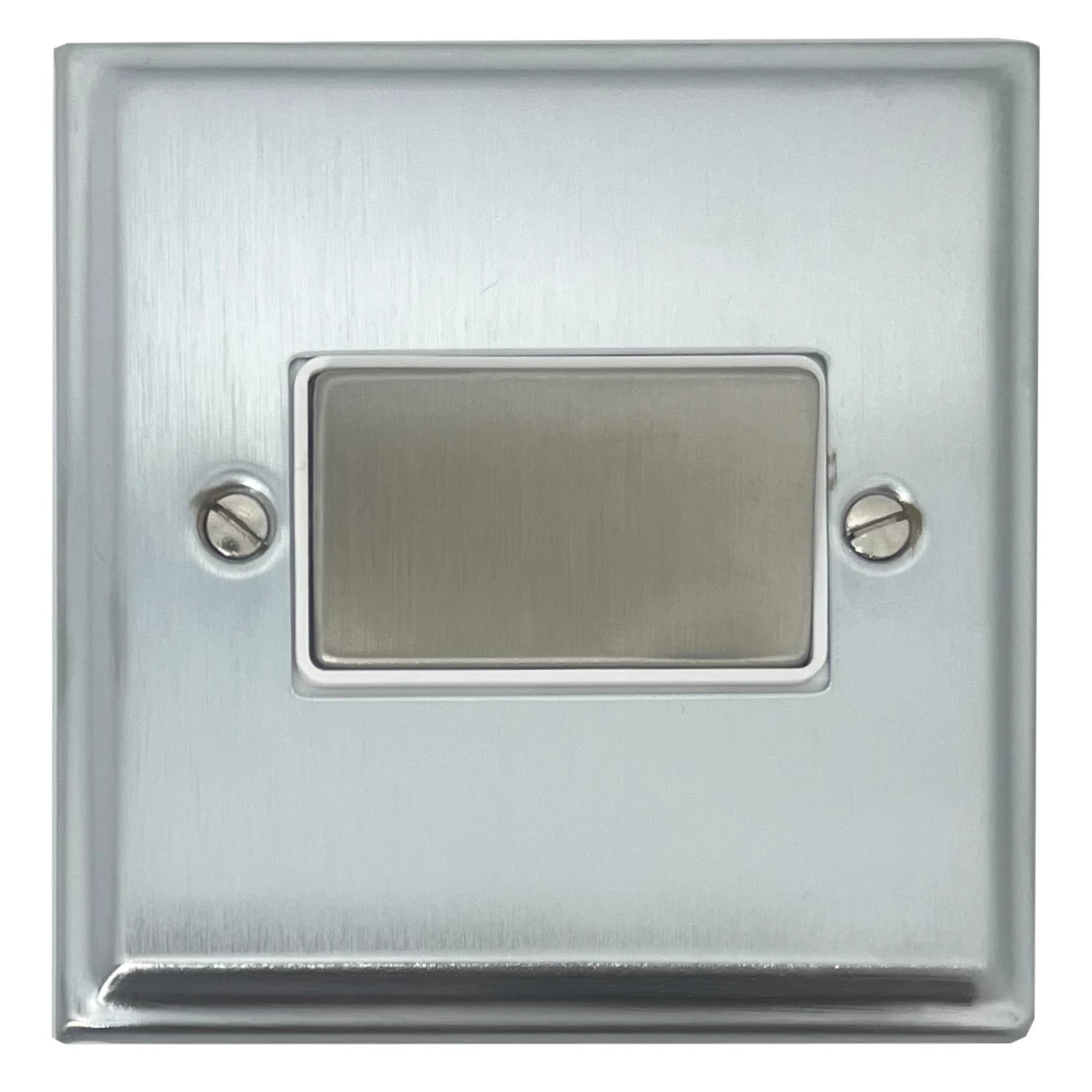 Deco Satin Chrome Fan Isolator