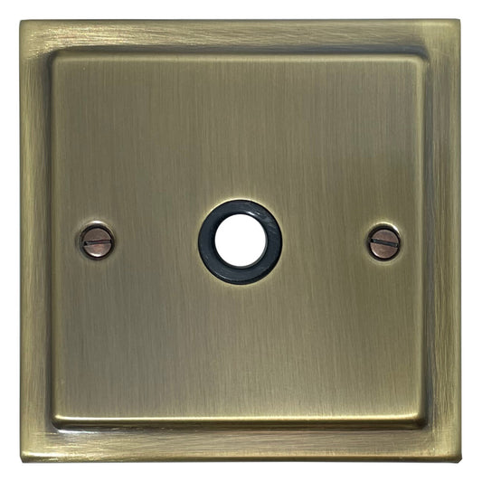 Victorian Light Antique Brass Flex Outlet