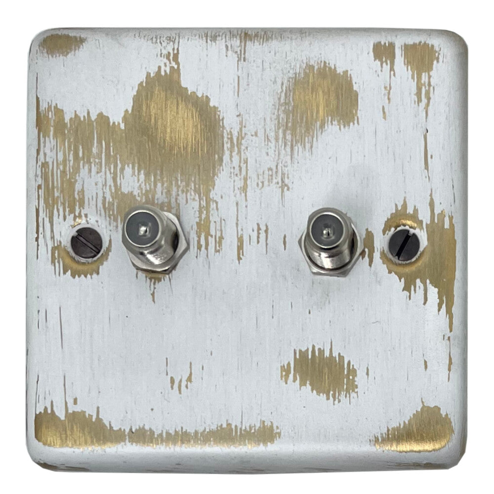 Contour Dover Bronze 2 Gang Satellite Point
