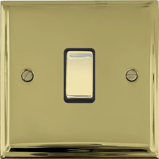 Deco Polished Brass Intermediate Switch