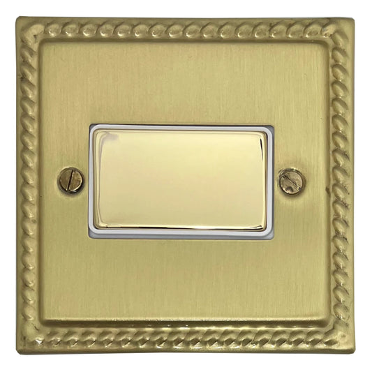 Georgian Satin Brass Fan Isolator