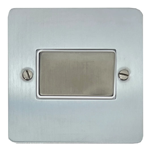 Flat Satin Chrome Fan Isolator