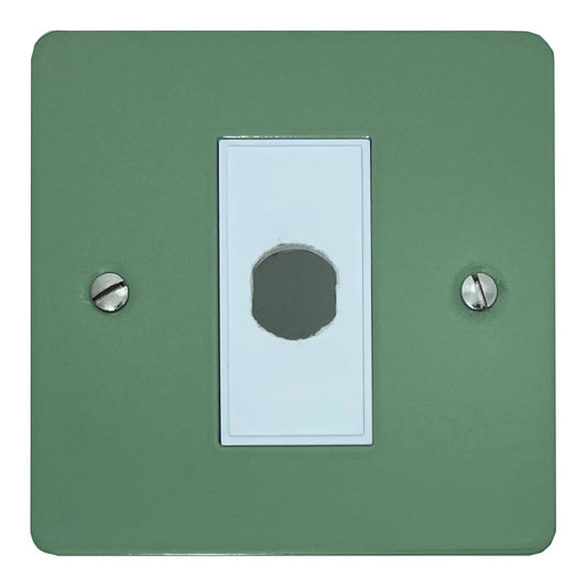 Flat Sage Green Flex Outlet (White Insert)