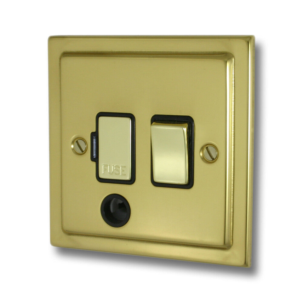 Victorian Polished Brass Swt. Fused Spur & F/Out