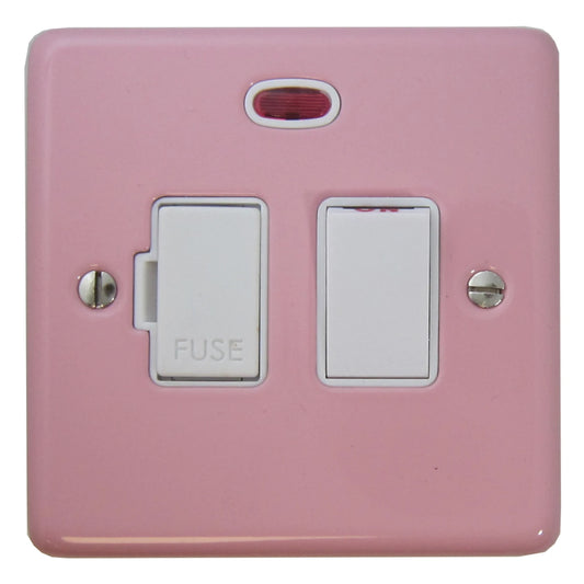Contour Gloss Pink Switched Fuse Spur with Neon (White Switch)