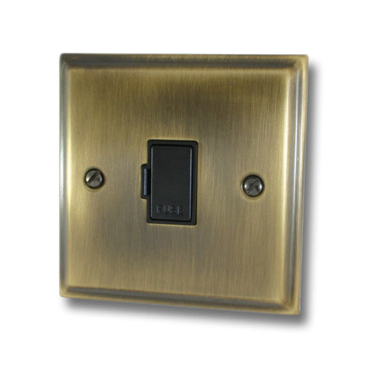 Deco Antique Brass Unswitched Spur
