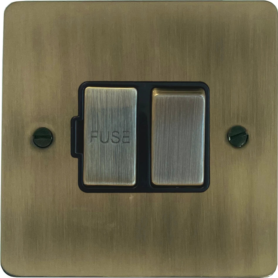 Flat Light Antique Brass Swt. Fused Spur