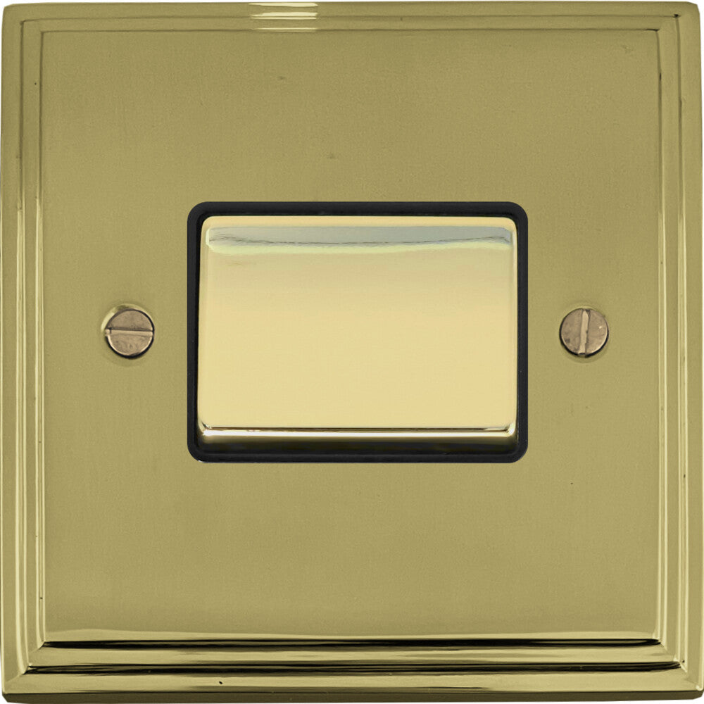 Victorian Polished Brass Fan Isolator