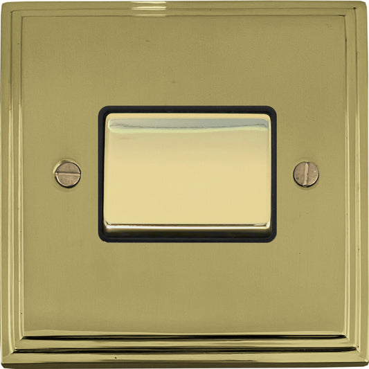 Victorian Polished Brass Fan Isolator