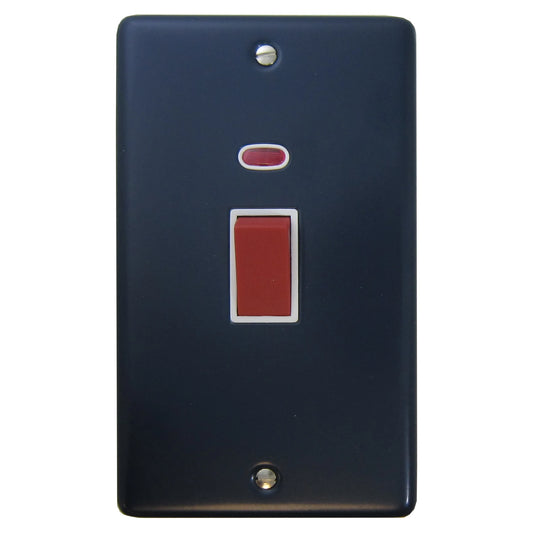 Contour Blue 45A Dp Switch + Neon L/P – Designer Sockets