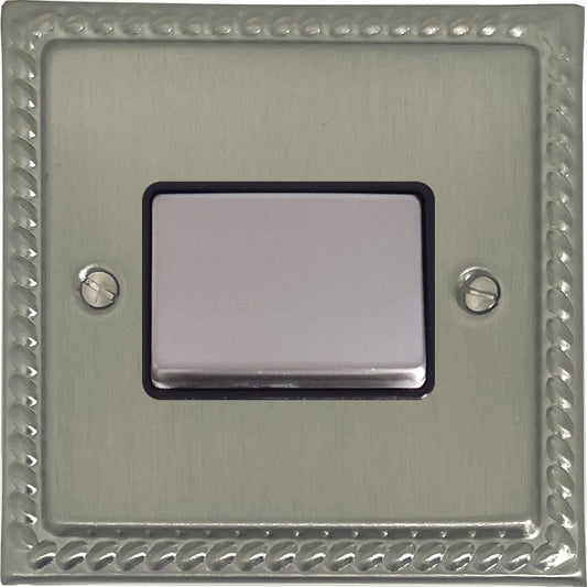 Georgian Satin Nickel Fan Isolator