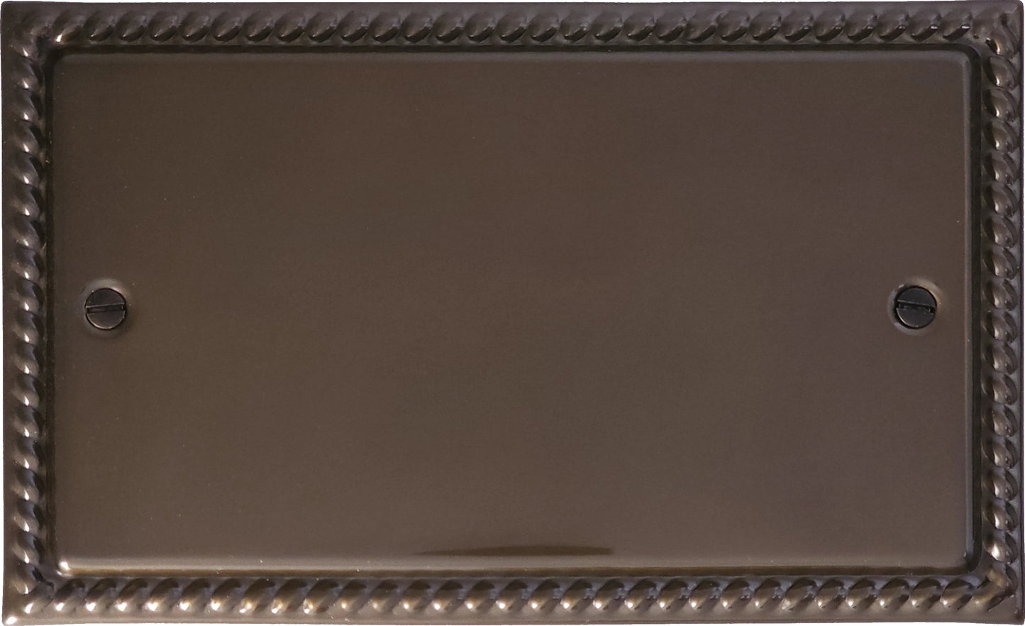 Georgian Medium Bronze 2 Gang Blank