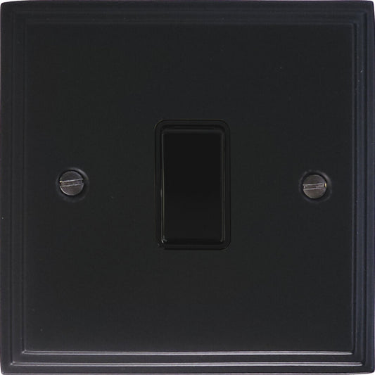 Victorian Flat Black Inter Switch