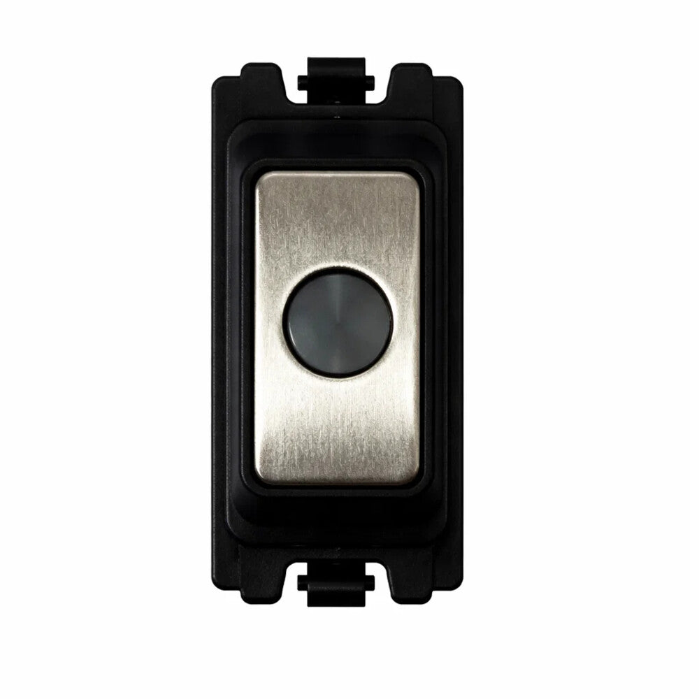 Flex Outlet Grid - Black and Satin Chrome Switch