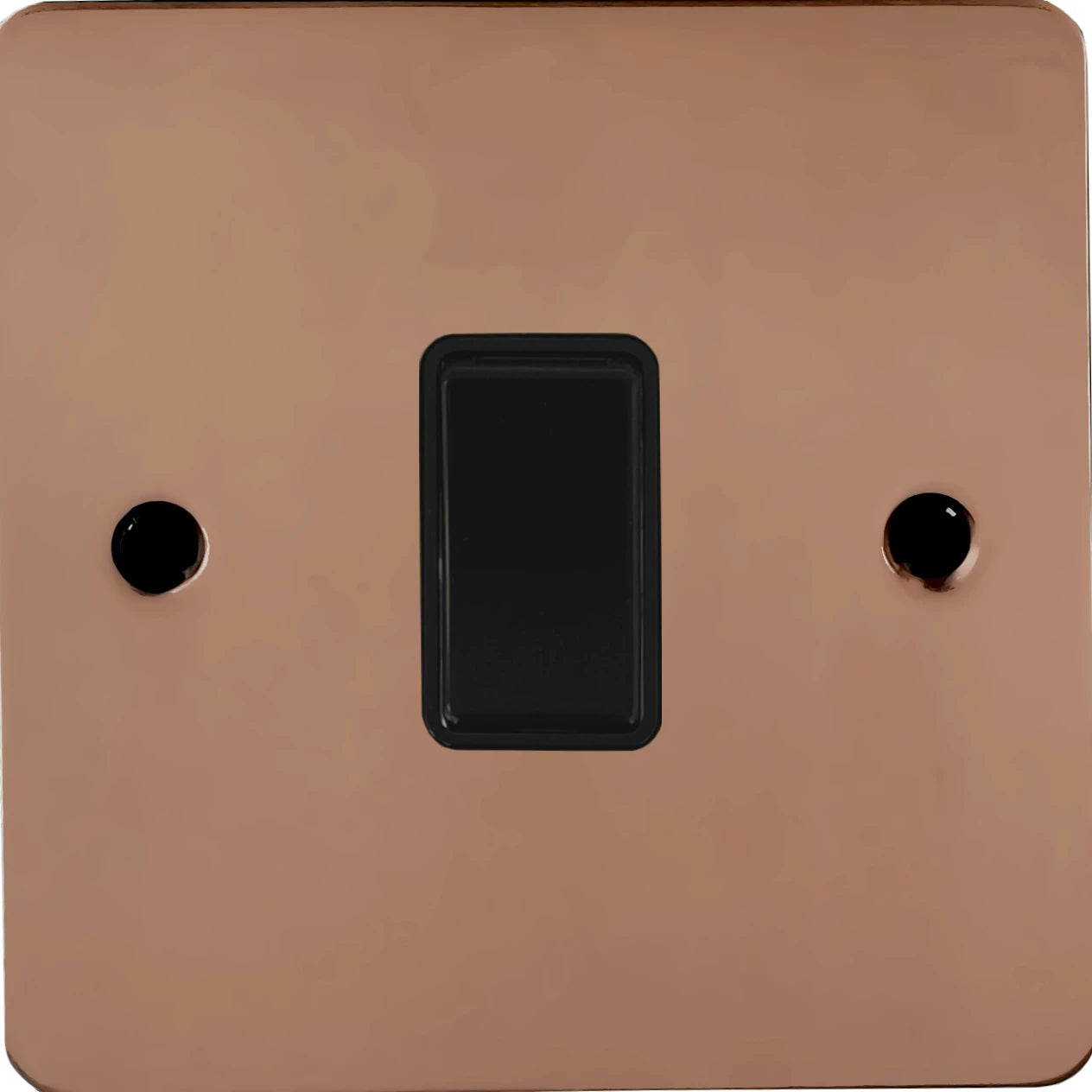 Flat Bright Copper 1 Gang Switch