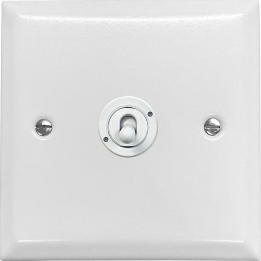 Spectrum Flat White Intermediate Toggle (White Toggle)