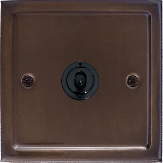 Victorian Medium Bronze Intermediate Toggle (Flat Black Toggle)