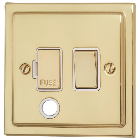 Victorian Polished Brass Swt. Fused Spur & F/Out