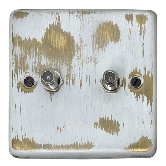 Contour Dover Bronze 2 Gang Satellite Point