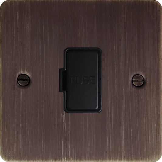 Flat Antique Copper Unswitched Spur
