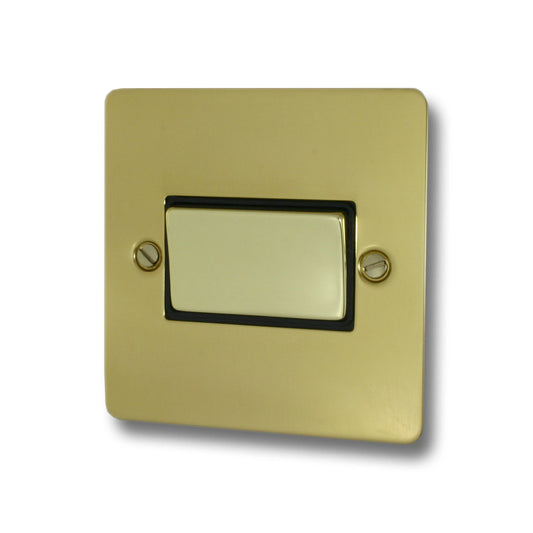 Flat Polished Brass Fan Isolator