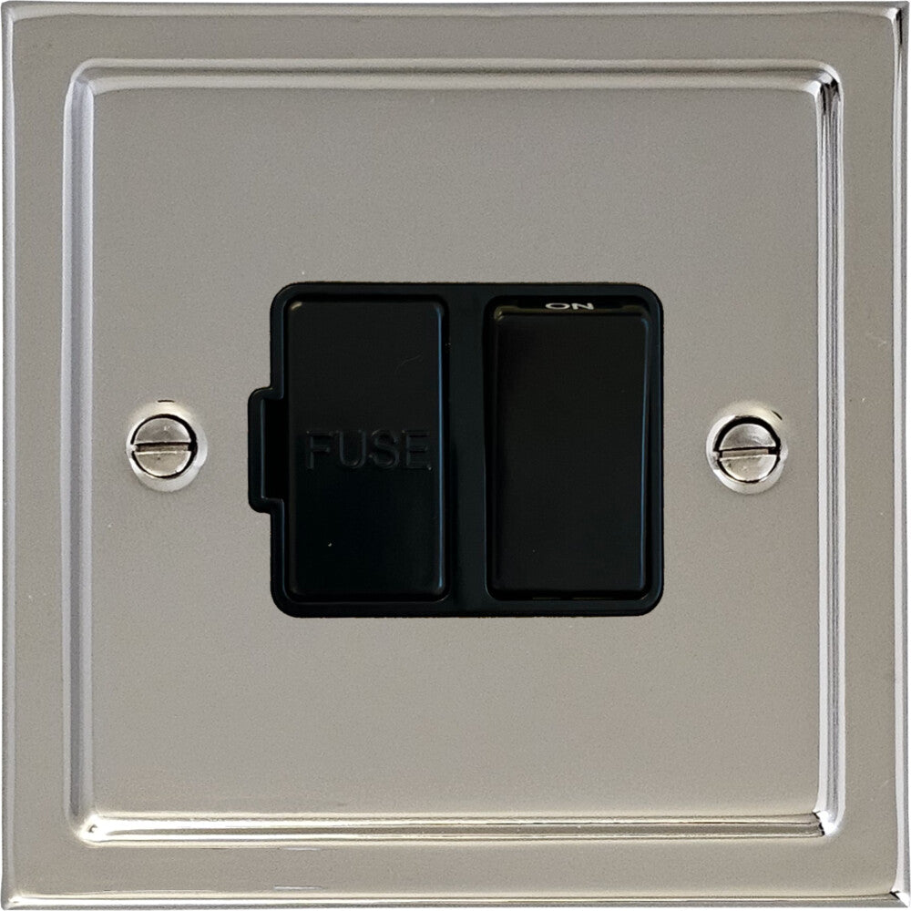 Victorian Polished Nickel Switch Fused Spur