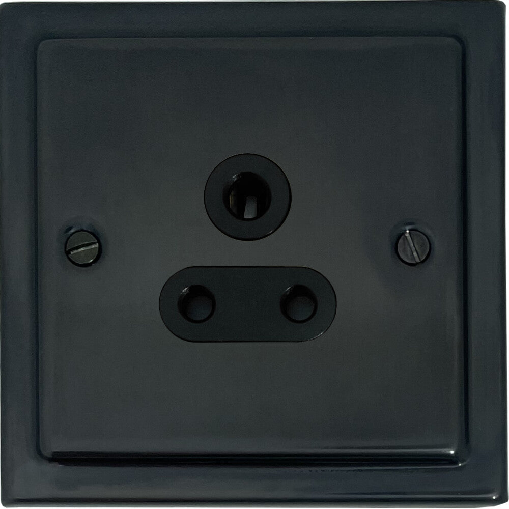 Victorian Black Bronze 5 Amp Socket