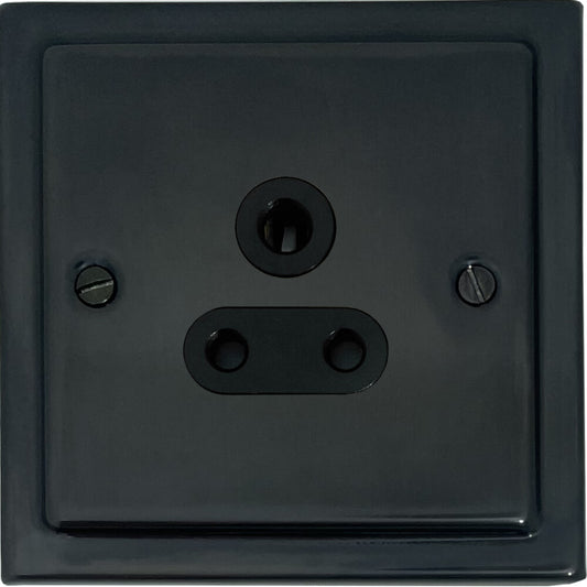 Victorian Black Bronze 5 Amp Socket
