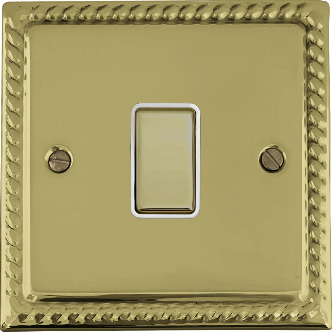 Georgian Polished Brass Intermediate Switch