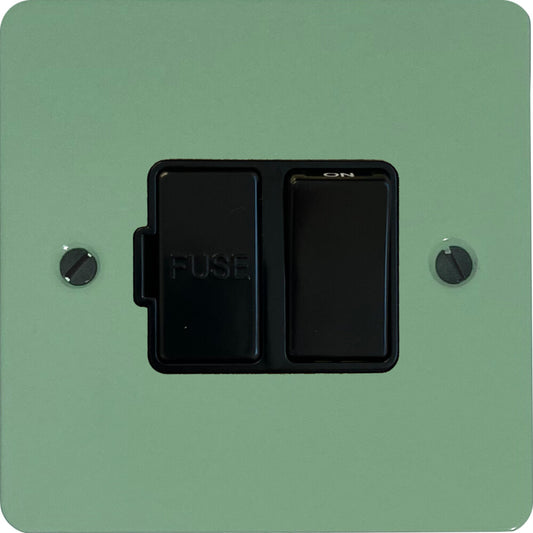 Flat Sage Green Switched Fuse Spur (Black Switch)