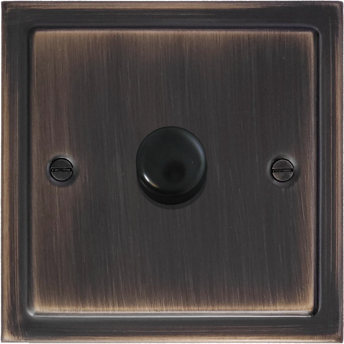 Victorian Antique Copper 1 Gang 120W LED Dimmer