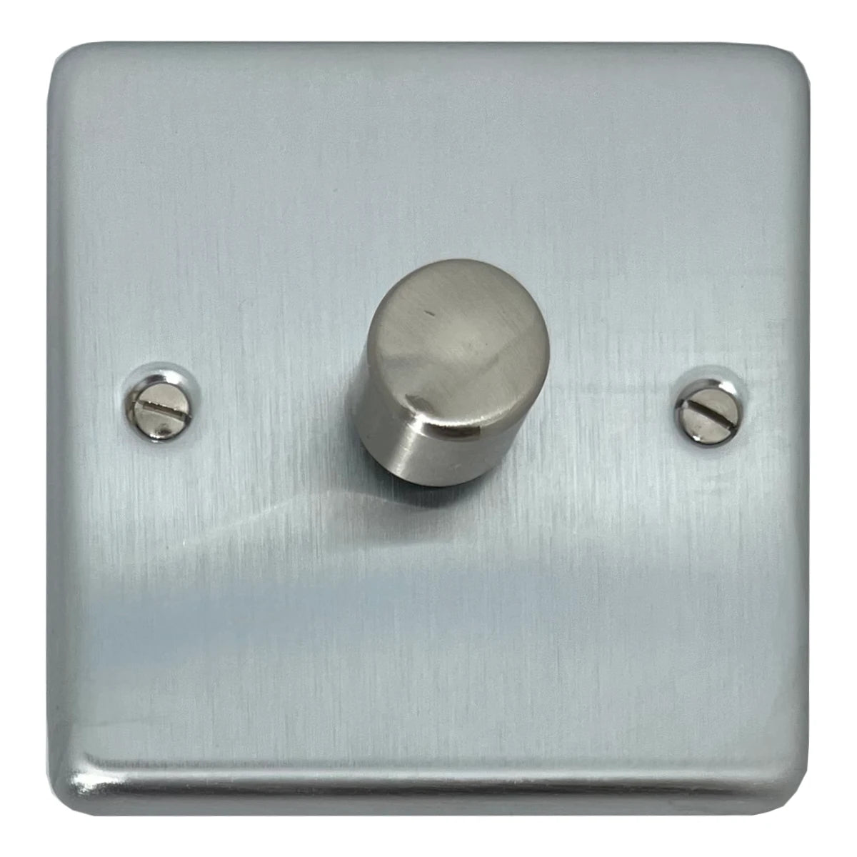 Contour Satin Chrome 1 Gang LED Dimmer