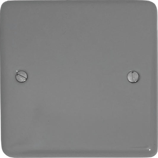 Contour Light Grey 1 Gang Blank