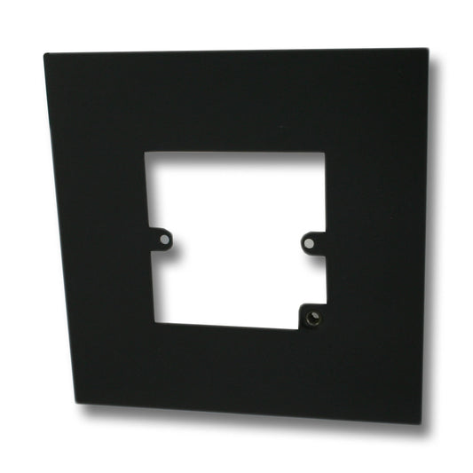Single Flat Black Finger Plate