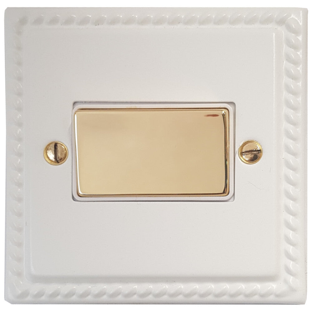 Georgian Flat White Fan Isolator
