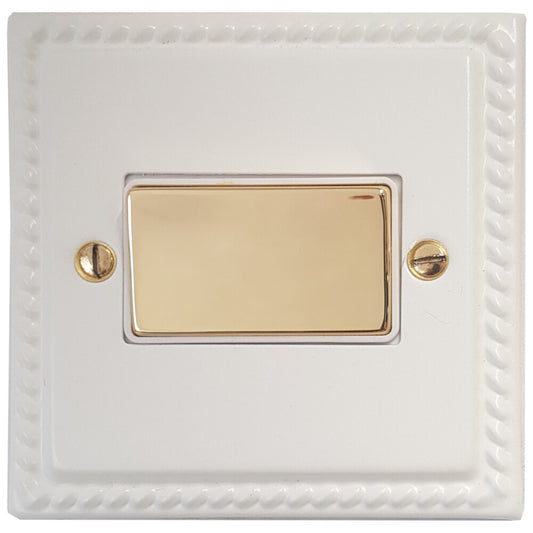 Georgian Flat White Fan Isolator