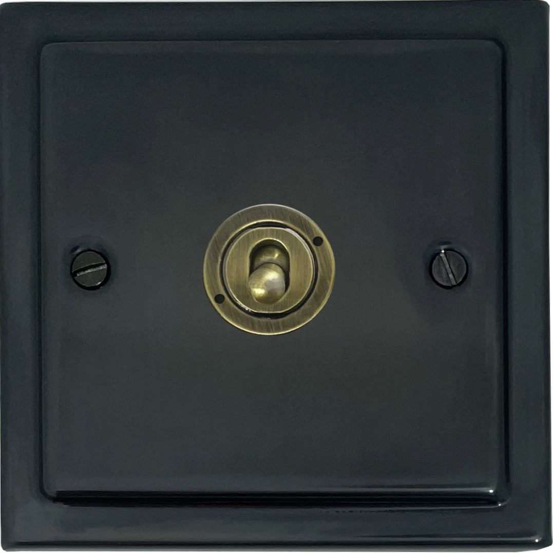 Victorian Black Bronze Intermediate Toggle (Antique Brass Toggle)