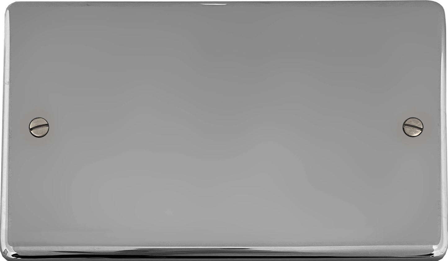 Contour Polished Chrome 2 Gang Blank