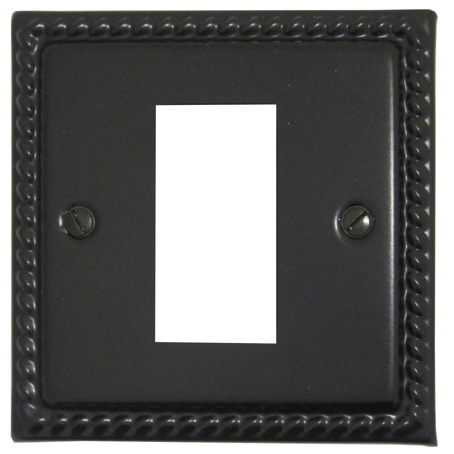 Georgian Flat Black 1 Module Data Plate