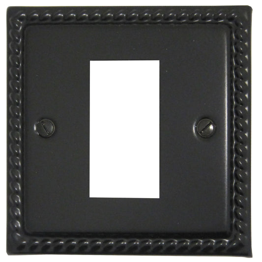 Georgian Flat Black 1 Module Data Plate