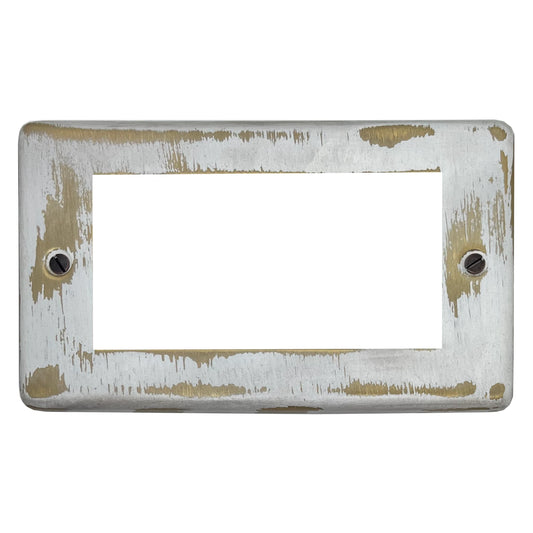 Contour Dover Bronze 4 Gang Mod Plate & Frame