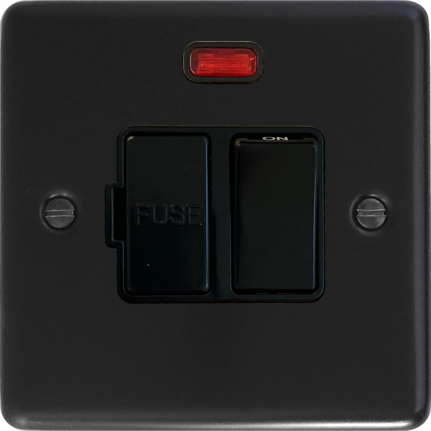 Contour Flat Black Switch Fused Spur and Neon (Black Switch)