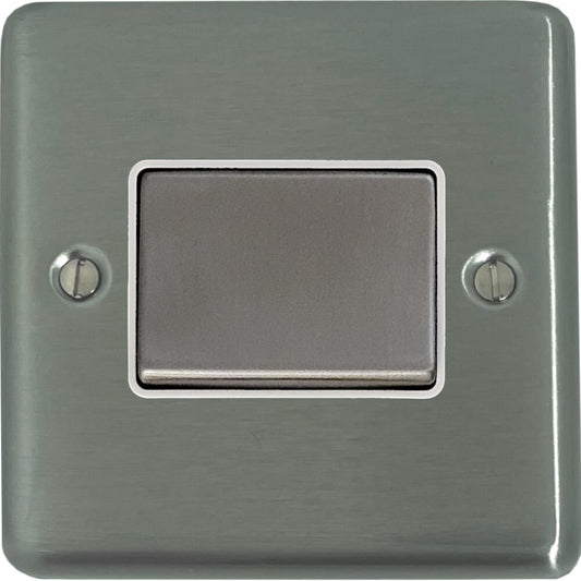 Contour Brushed Steel Fan Isolator