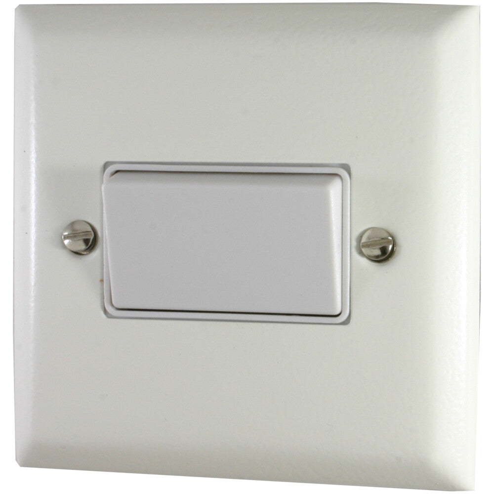 Spectrum Flat White Fan Isolator