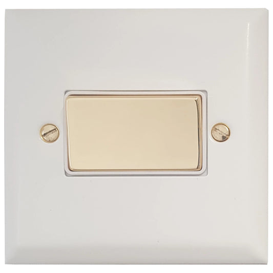 Spectrum Flat White Fan Isolator